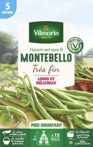 Haricot Grimpant Vert Montebello - 5 m 